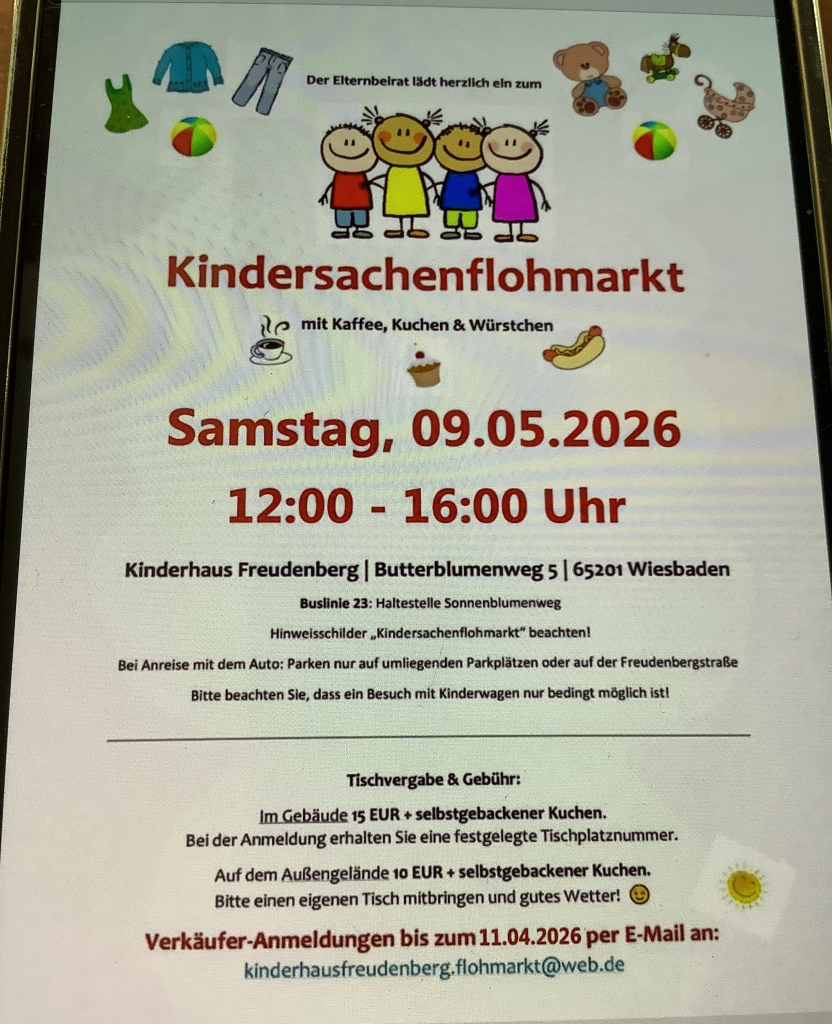 Kindersachenflohmarkt DE 65201 Wiesbaden